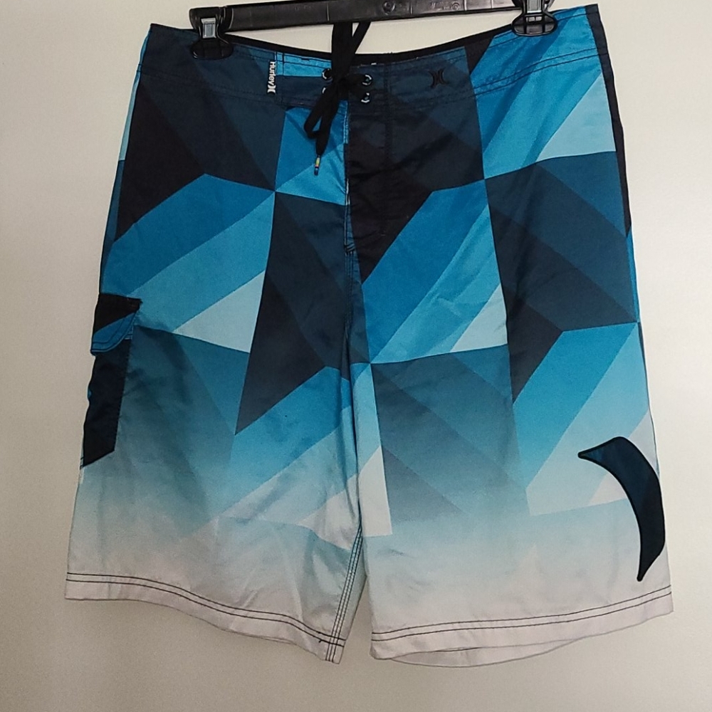 Blue Hurley swim trunks/shorts